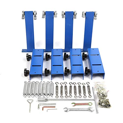 VEVOR Screen Printing Press 4 Color 2 Station and 6 Pieces 18x20 Inch Aluminum Silk Screen