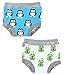Ez Undeez Toddler Underwear Padded Potty Training Briefs Easy Pull Ups (3 Years, Penguin-Frog)