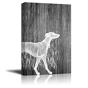 Canvas Wall Art Black and White Abstract Pictures Home Wall Decorations for Bedroom Living Room Paintings Canvas Prints Framed - 12x18 inches