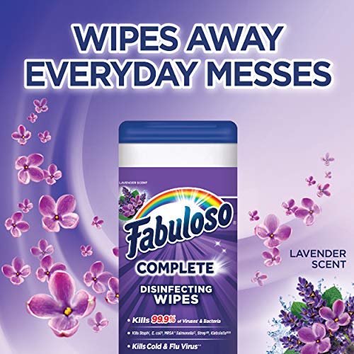 Fabuloso Complete Wipes, Lavender, 24 Count, Pack of of 12 Pricepulse