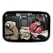 BOGZON Rear Facing Baby View Mirror - Car Back Seat Child Safety Mirror - Infant Rear-view Mirror Features 360 Adjustable Angle, Shatterproof & Wideview, Black