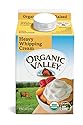 Organic Valley, Organic Heavy Whipping Cream, Ultra Pasteurized, Pint, 16 oz