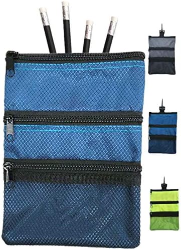 FINGER TEN Golf Pouch Bag for Valuables Tee Color with 4 Free Golf Pencil Pack, Zippered Pocket Gear Clip Hook to Bag FINGER TEN Golf Pouch Bag for Valuables Tee Color with 4 Free Golf Pencil Pack, Zippered Pocket Gear Clip Hook to Bag