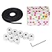 5 Meters GT2 2mm Pitch 6mm Wide Rubber Timing Belt+ 8Pcs 20 Teeth Aluminum Timing Pulley Wheel + Allen Wrench for 3D printer CNC(Prusa i3, Kossel, Rostock, TAZ etc)