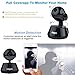 SIEGES Wireless Baby Monitor HD 960P Two-Way Audio Motion Detection, Pan/Tilt/Zoom WiFi Security IP camera, in-door Surveillance System with IR Night vision for Android/iOS