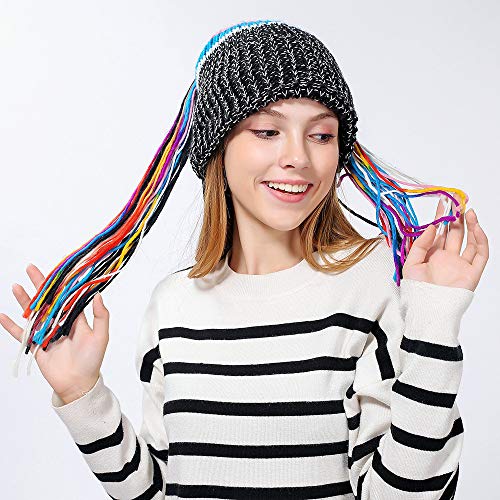 Most Wished! Teresamoon Winter Hat Wireless Bluetooth 4.2 Smart Cap Headphone Headset Speaker Mic - Thumbnail 3