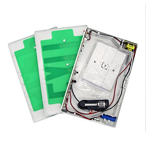 Ainfox 6 Pack LED Exit Sign Emergency Wall Light, Back -up Letter Cover (green/6pack) - Thumbnail 5
