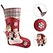 Christmas Stocking 18 Inches Big Size 3 Pcs Santa Snowman Reindeer elk Christmas Decorations Party Supplies