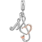 MiiFort Music Note Charm Compatible with Pandora Bracelets Women Christmas Family Daughter Sister Granddaughter