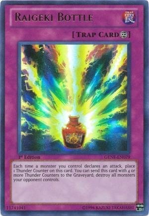 Yu-Gi-Oh! - Raigeki Bottle (BPW2-EN091) - Battle Pack 2: War of the Giants - Round 2 - 1st Edition - Super Rare