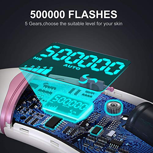 IPL Hair Removal System for Women，500,000 Flashes Laser Hair Remover Device Permanent and Painless Remove Unwanted Facial Armpit Bikniline Leg Body Hair Home Use - Thumbnail 5