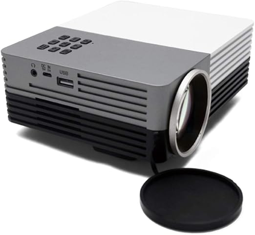 TYY Proyector LED Casero Mini HD, Fuente De Alimentación Móvil ...