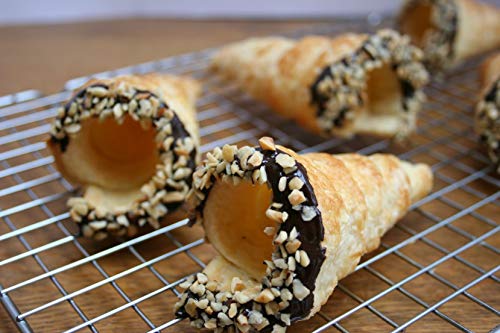 image for Craftit Edibles Mini Cream Horn Molds - Small Lady Lock Form Set of 24