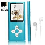 Mp3 Player,Music Player with a 16 GB Memory Card Portable Digital Music Player/Video/Voice Record/FM Radio/E-Book Reader/Photo Viewer/1.8 LCD