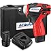ACDelco ARI12104-2P G12 Series 12V Cordless Li-ion 1/4” 80 ft-lbs. Impact Wrench Tool Kit with 2 Batteries