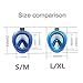 Gintenco 180° Full Face Snorkel Mask. Anti-Fog and Anti-Leak Free Breathing Scuba Diving Equipment with Adjustable Head Straps – Swimming Gear (Black, L/XL)