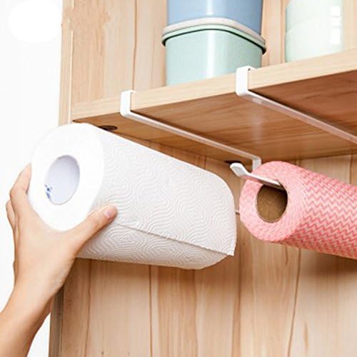 IIDEE Paper Holder Organizer Bath WC Tissue Holder Cabinet Drawer Bathroom Kitchen Storage Over Door Towel Rack