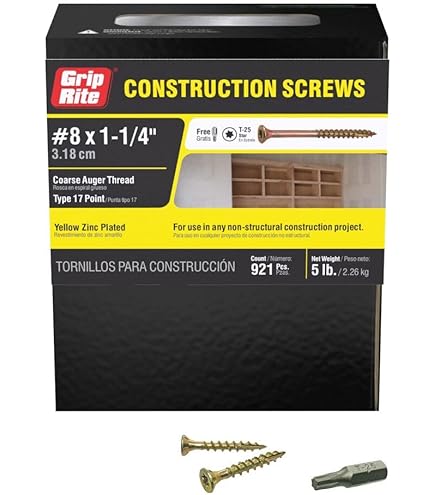 Amazon.com: Grip-Rite 134GCS5#8 x 1-3/4