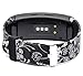 Lwsengme X4-TECH Band Compatible with Gear Fit2 Watch Soft Silicone Replacement Elastomer Band Plastic Wristband Compatible with Samsung Galaxy Gear Fit 2 SM-R360 Smart Watch (Flower-05)