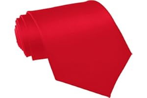 UETLRO Black Ties For Men Solid Color Formal Neckties 3.75''(9.5CM) XL Tie Big Ties For Men