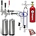 Kegco BF EB2SHCKBALLKEG5T-5T Kegerator Kit, Chrome