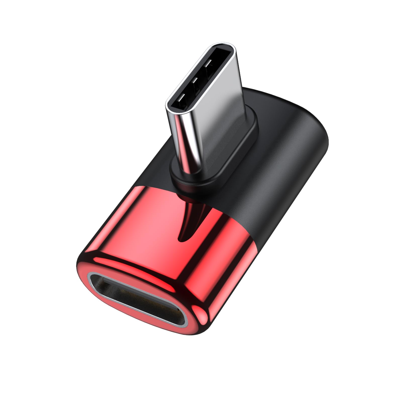 MOGOOD USB C 90 Degree Angled Adapter, USB C Male to Female Right Angle Connector for Steam Deck, MacBook Pro, iPad Pro, Tablet, Phones, Nintendo Switch