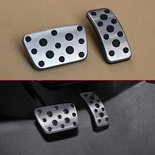 Tamaha Car Styling Non-Slip Stainless Steel Accessories for Toyota Camry Highlander Lexus ES RX Gas Brake Foot Pedal Kits Cover Overlay