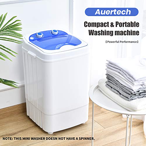 Auertech Portable Washing Machine, Mini Compact Washer 9LBS Washing Capacity SemiAutomatic