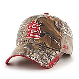 MLB St. Louis Cardinals '47 Frost MVP Camo Adjustable Hat, One Size Fits Most, Realtree Camouflage