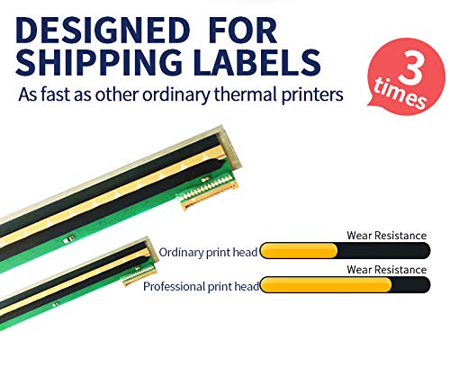 Thermal Shipping Label Printer - Direct Thermal High Speed Printer - Compatible with Amazon, Ebay, Etsy, Shopify – 4×6 Label Printer & Multifunctional Printing – Compare to Dymo 4XL