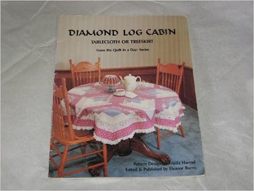 Diamond Log Cabin Tablecloth Or Treeskirt Quilt In A Day Series
