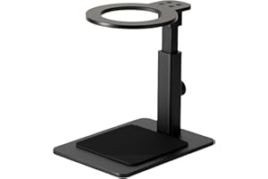 IKAPE Adjustable Portable Coffee Maker Stand, Aluminum Alloy Universal Coffee Machine Holder with Anti-Slip Base, Height Adju