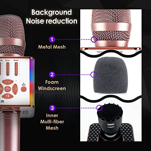 M90 Karaoke Microphone Bluetooth Bluetooth Microphone Wireless