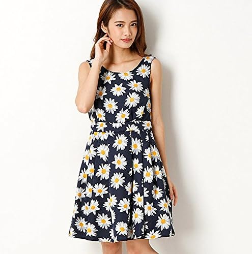 Amazon イング Ingni ワンピース マーガレット柄f Fop コン M ワンピース チュニック 通販