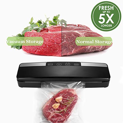 VICARKO Vacuum Sealer Machine, Automatic Food Sealer with Cutter for