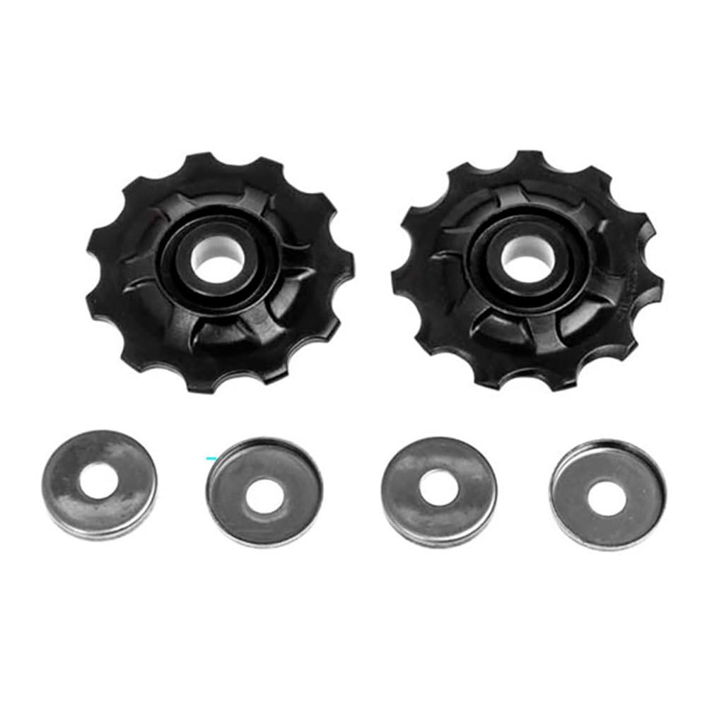 SRAM Jockey Wheel Set for X5 9/10 Speed Rear Derailleurs (Not included Central Bushes), 1 Pair, 11.7518.019.000, Black
