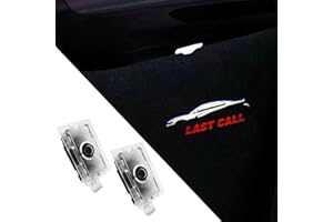 uuakarin 2 PCS Last Call Car Door Logo Lights Compatible for Charger 2010-present Courtesy LED Ghost Shadow Light Projector Lamps Accessories (Last Call 02)