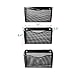 YIMU Mesh Collection Letter-Size Pocket Holder Metal Wall Mount File Organizer for Home/Office, 3 Pack, Black