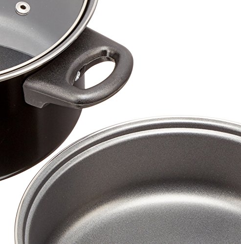 Sunbeam Newbrook 7-Piece Cookware Set, Black - 5 Sunbeam Newbrook 7-Piece Cookware Set, Black - - Image 6