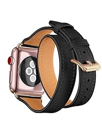 Balerion   Correa de piel auténtica para Apple iWatch Series 1 2 3 4,38 1.575 in 42 1.732 in