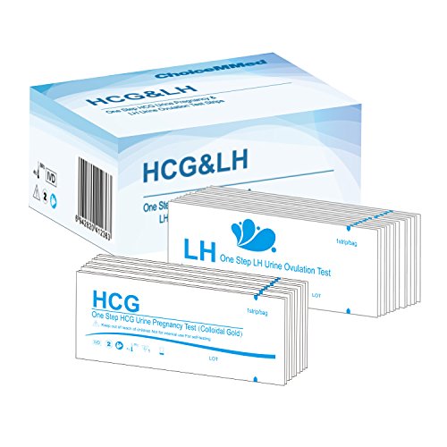 CHOICEMMED 50 Ovulation Test Strips & 10 Pregnancy Test Strips - LH Test Strips as Ovulation Test Kit and HCG Pregnancy Test - FDA Approved - Over 99% Accurate - Thumbnail 4