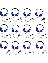 Califone 2800 bl escuchando Primera Auriculares en azul (12 unidades)