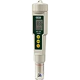 Dr.Meter PH100 0.01 Resolution High Accuracy Pocket Size pH Meter with ATC, 0-14pH Measurement Range, White