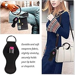 BIHRTC Wristlet Wallet Keychain with Lipstick