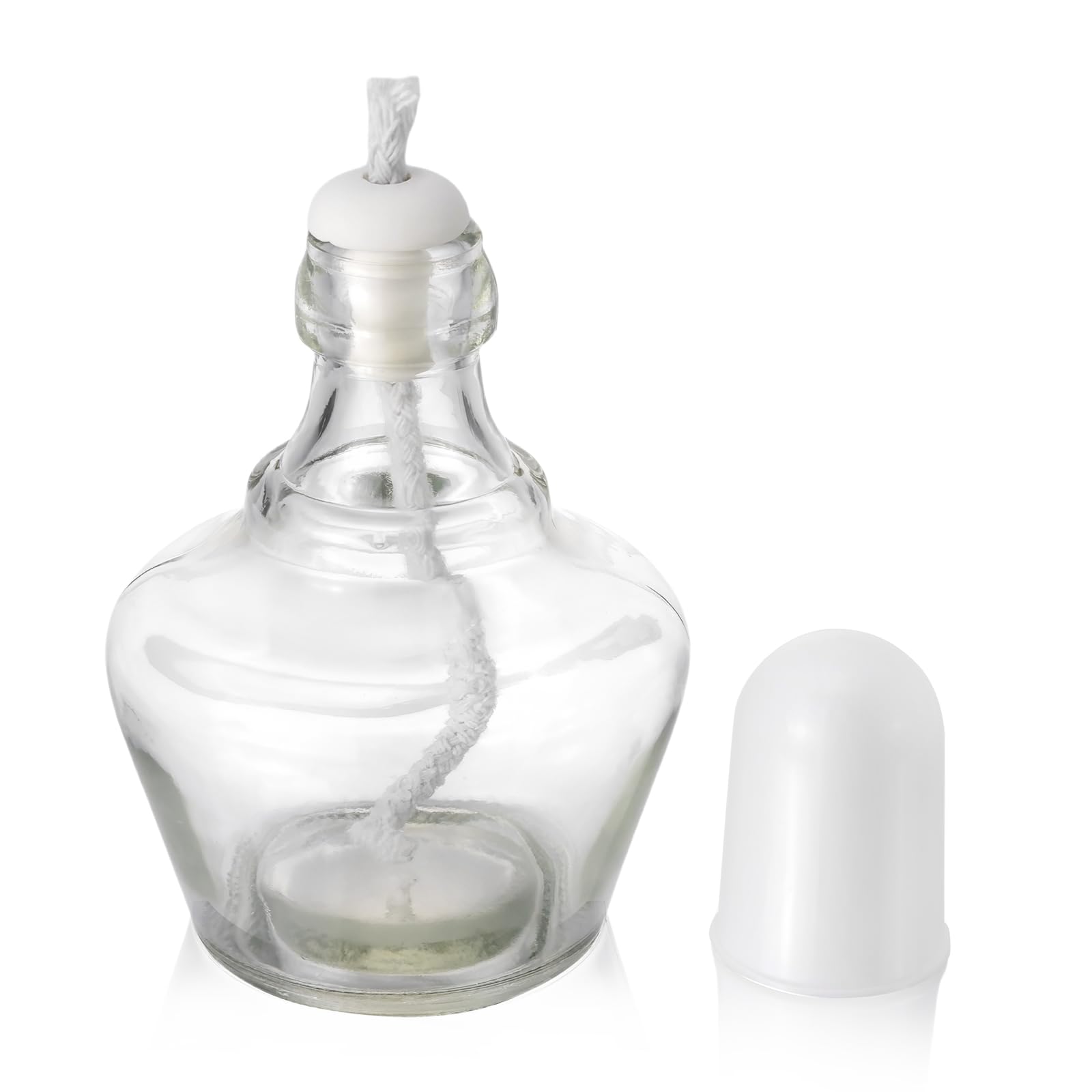 Pxyelec 150ml Alcohol Burner Lamp Glass Lab Equipment Heating Bunsen Burner with Cap