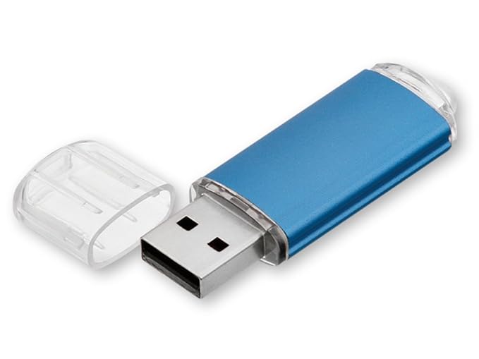 USB Stick 'Flash 40' 2.0 4 GB blau - mit individueller Gravur