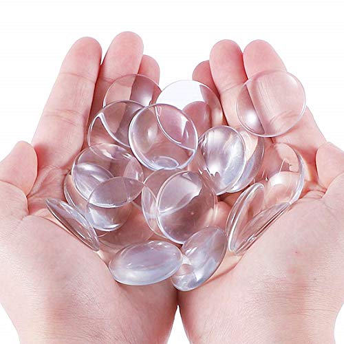 2 IGOGO+Clear+Glass+Cabochon+Non+calibrated