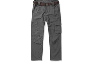 OCHENTA Men & Boys' Quick Dry Cargo Pants for Outdoor Hiking Camping Fishing