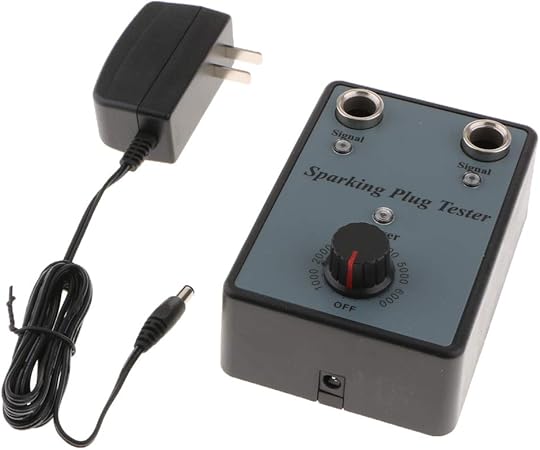Amazon 調節可能 デュアルホール スパークプラグテスター 点火測定ツール エンジン用ツール 使いやすい スパークプラグ 車 バイク