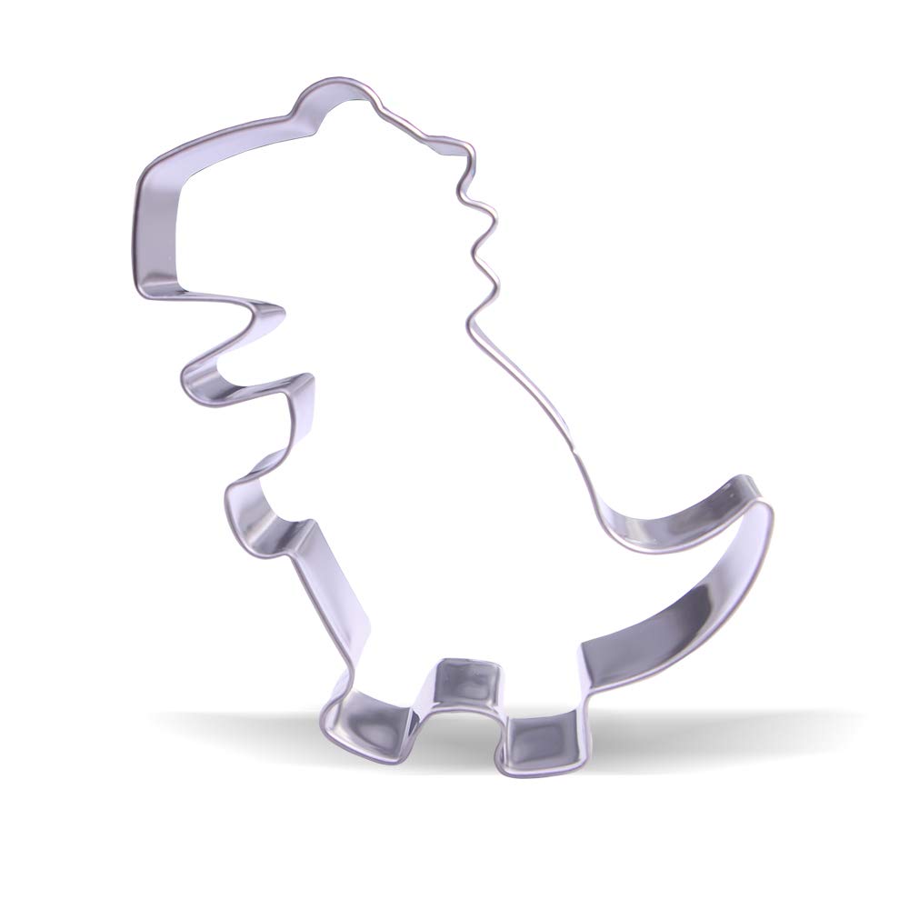 4 inch Tyrannosaurus Rex Dinosaur Cookie Cutter – Stainless Steel